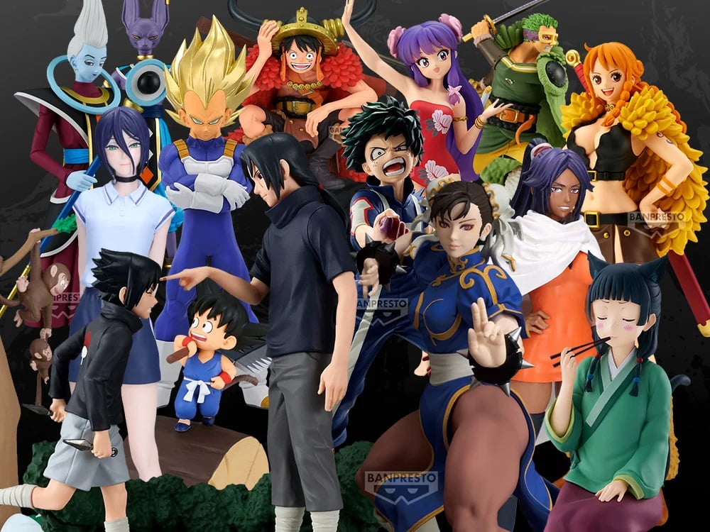 Image of Banpresto: Street Fighter, Bleach, Chainsaw Man, Dragon Ball, One Piece, Naruto & More!