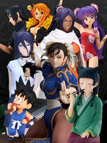 Image of Banpresto: Street Fighter, Bleach, Chainsaw Man, Dragon Ball, One Piece, Naruto & More!