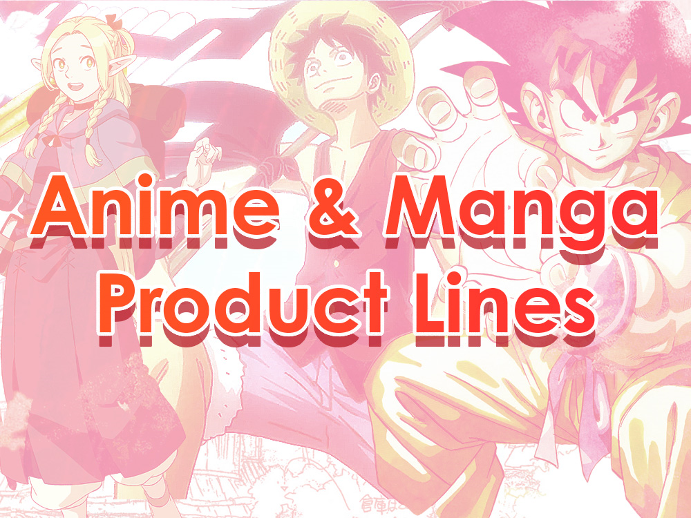 Image of Anime & Manga Product Lines