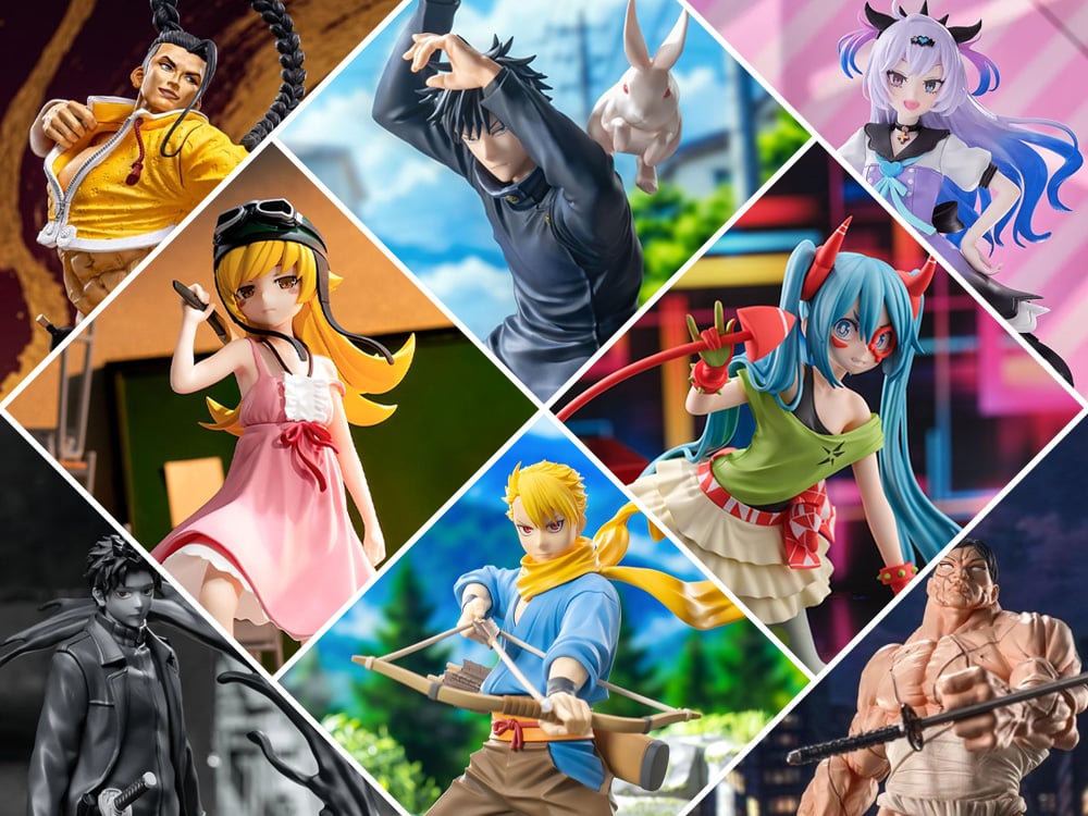 Image of New Sega Anime & Video Game Figures