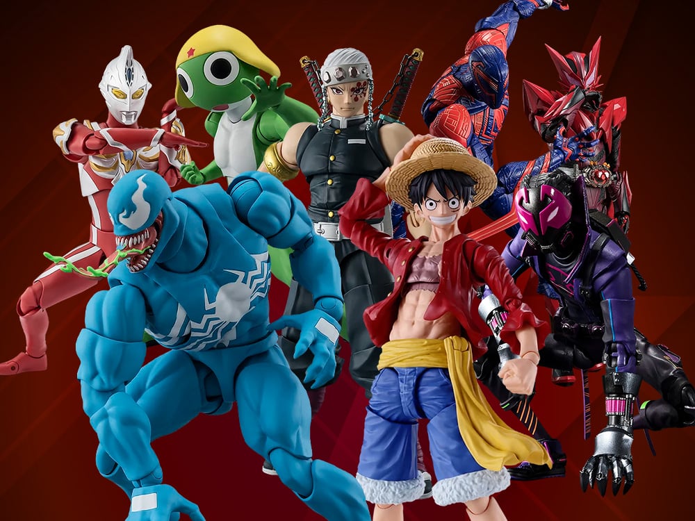 S.H.Figuarts: Marvel, One Piece, Demon Slayer, Sgt. Frog, Kamen Rider, Ultraman & More!