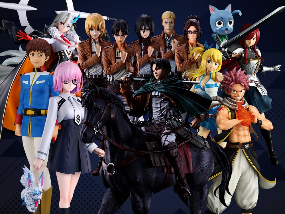 Image of Ichibansho: Attack on Titan, Fairy Tail, Gundam, Fate & More!