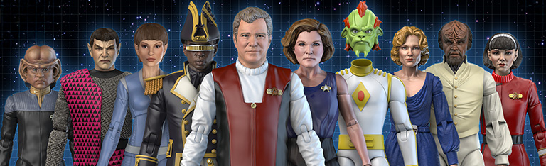 Image of Star Trek 1/10 Scale Action Figures