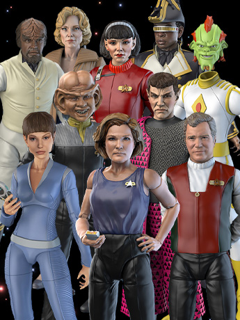 Image of Star Trek 1/10 Scale Action Figures