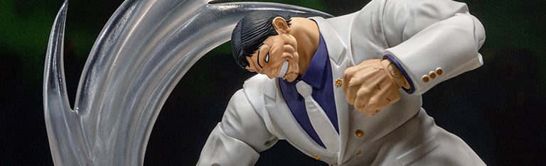 Image of Baki Hanma: Son of Ogre Storm Arena Kaoru Hanayama 1/12 Scale Action Figure & More!