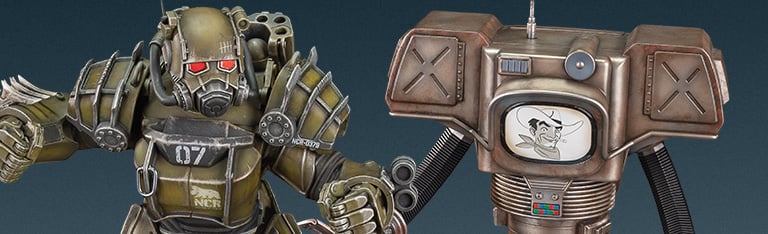 Image of Fallout (TV Series) NCR Power Armor & Victor (Securitron) Figures & More!
