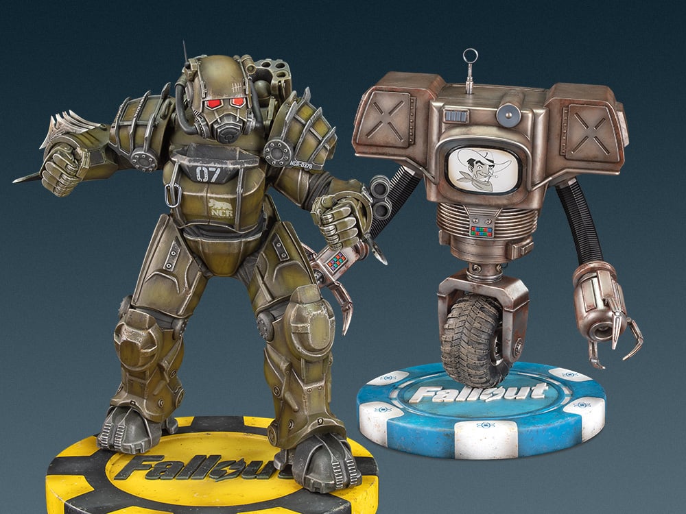 Image of Fallout (TV Series) NCR Power Armor & Victor (Securitron) Figures & More!