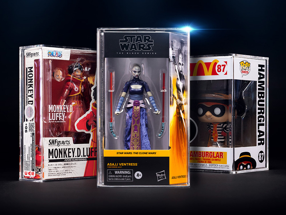 Encapsulated Action figures