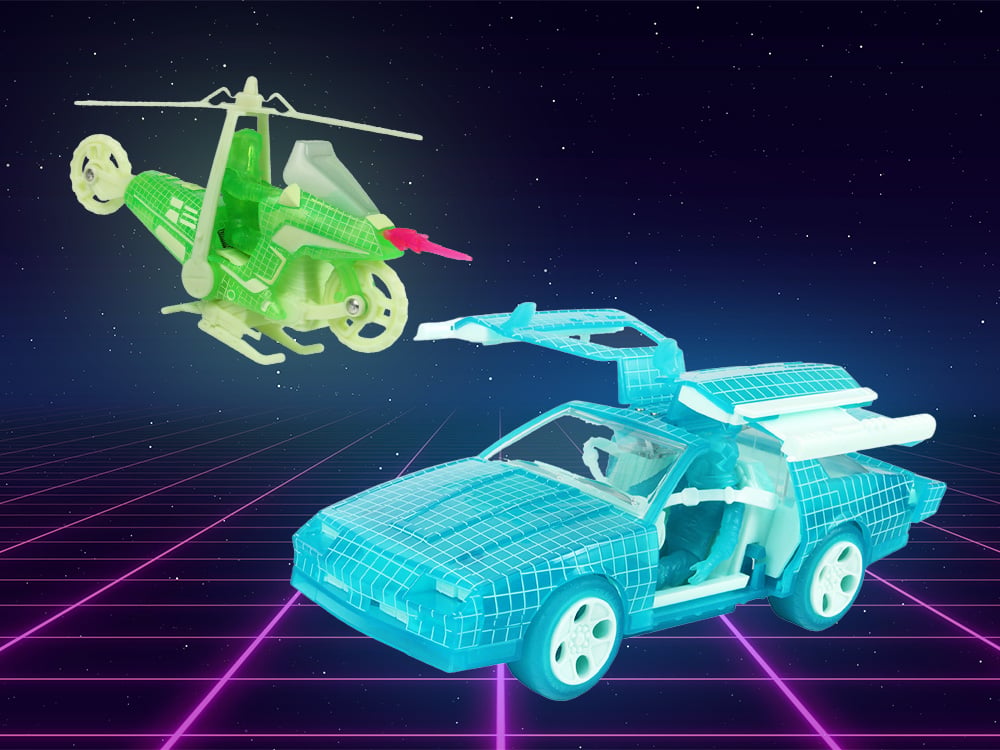 M.A.S.K. Hologram Edition SDCC 2026 Exclusive Vehicle & Action Figure Sets