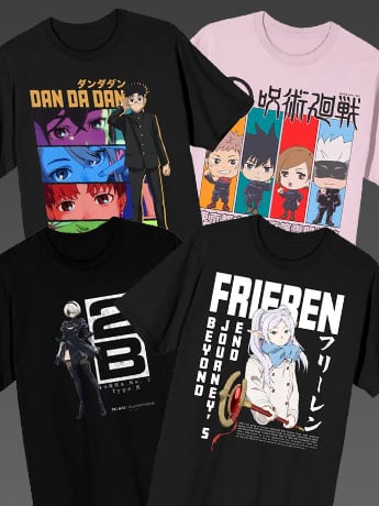 Image of T-Shirts: Anime, Video Games & More!