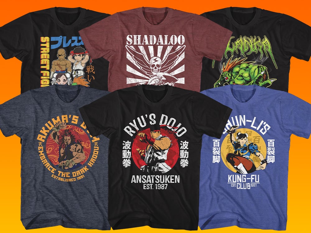Image of T-Shirts: Street Fighter & More!