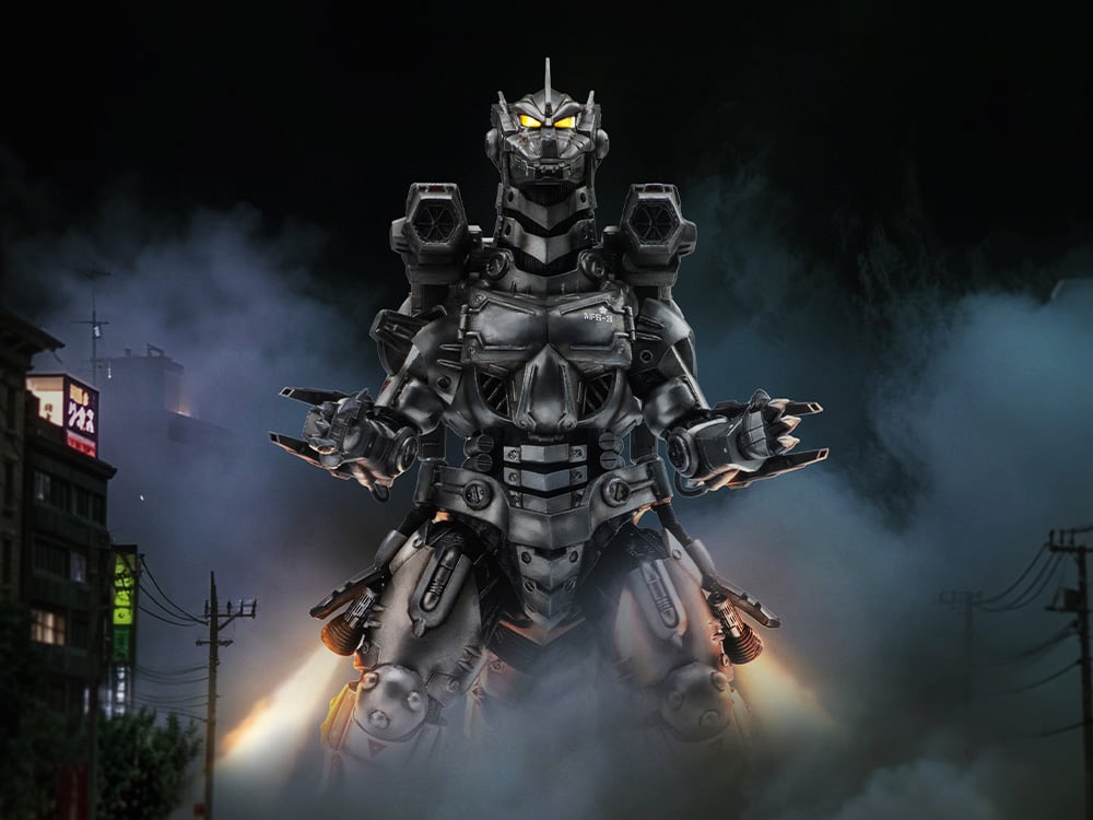 Image of Hiya Toys Godzilla: Tokyo S.O.S. (2003) Mechagodzilla (Heavy Arms/High Mobility Ver.) & More!