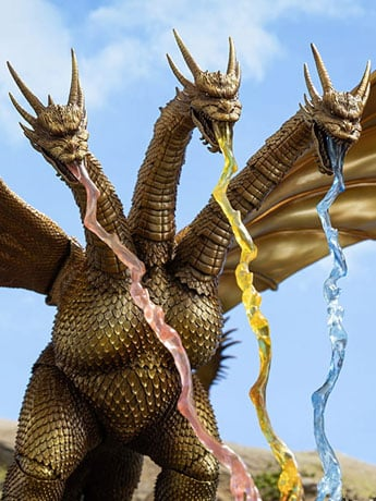 Hiya Toys Godzilla King Ghidorah (Gravity Beam Ver.) Action Figure & More!