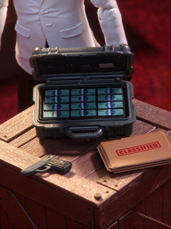 The Fresh Monkeys in the Dead Man's Deal Agent Carter (Codename: The Phantom) 1/12 Scale BBTS 25th A