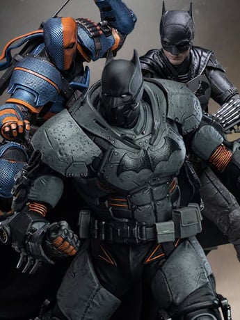Image of DC InArt Batman & Deathstroke 1/12 Scale Action Figure & More!