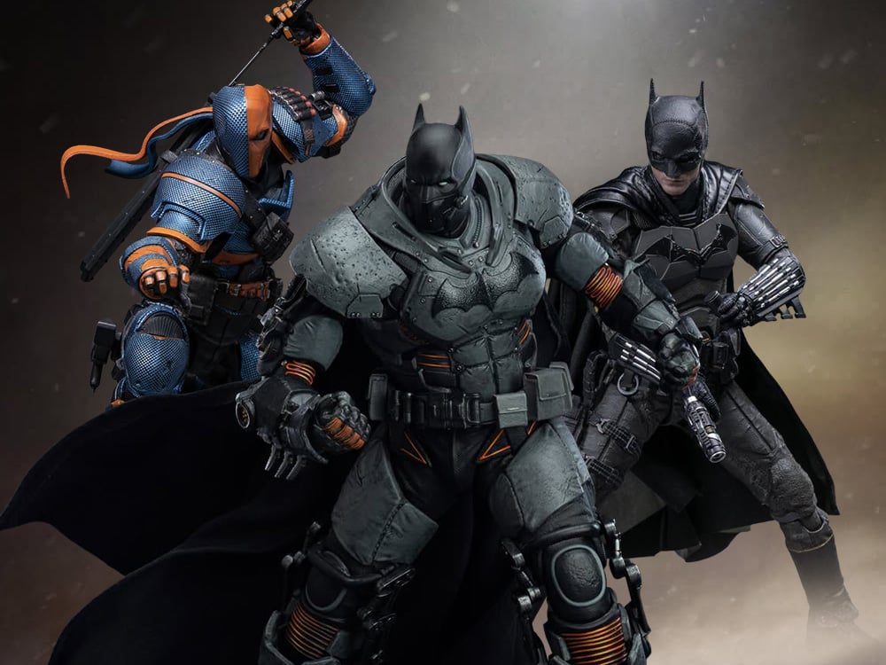 Image of DC InArt Batman & Deathstroke 1/12 Scale Action Figure & More!
