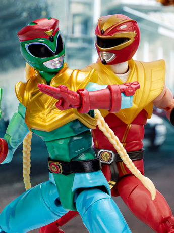 Image of Power Rangers x Street Fighter Lightning Collection Action Figures