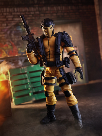 Soldiers of Fortune Close Combat Operative (Yellow/Black) 1/12 Scale Action Figure