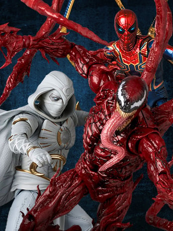 Image of Marvel MAFEX: Moon Knight, Carnage, Iron Spider & More!