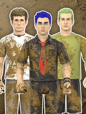 Image of Green Day Mud Fight ReAction Figures & More!
