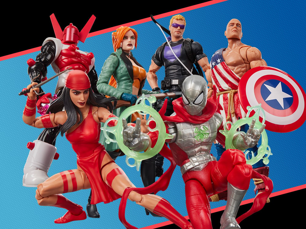 Marvel Legends Elektra, Elsa Bloodstone, Spider-Man, Acroyear, Hawkeye, Captain America & More!