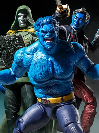Marvel Legends Beast, Nightcrawler, Lord Doom & More!