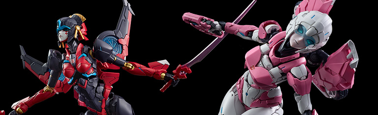 Image of Transformers Furai Action Arcee & Windblade Action Figures