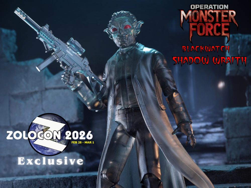 Operation: Monster Force Blackwatch Shadow Wraith 1/12 Scale Zolocon 2026 Convention Exclusive Action Figure
