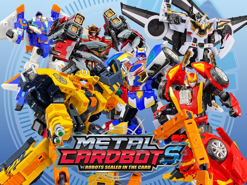 New Metal Cardbot Action Figures