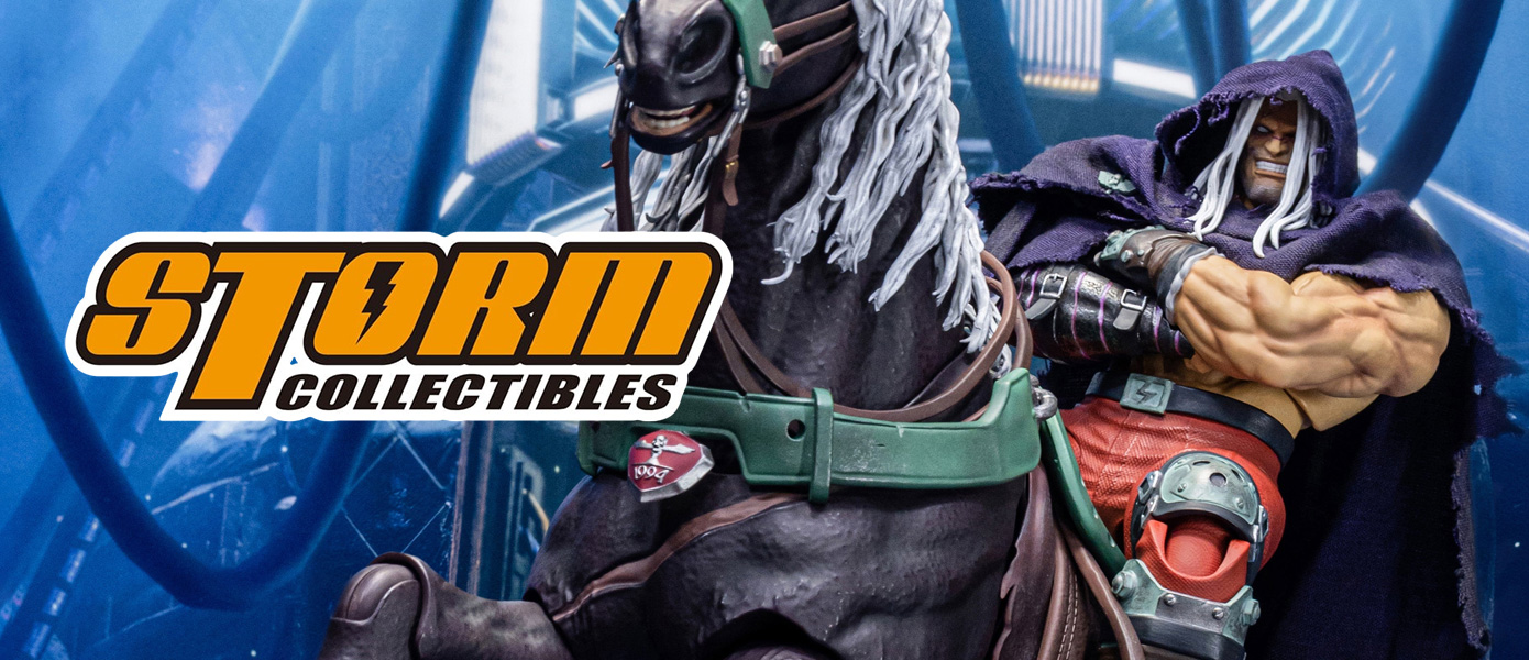 Storm Collectibles logo and Street Fighter 6 M. Bison & Rocinante 1/12 Scale Action Figure Set