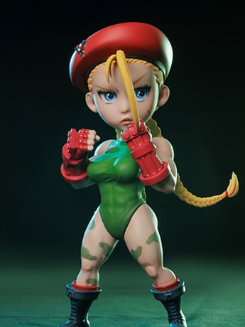 Street Fighter Qbitz XL Cammy Figure