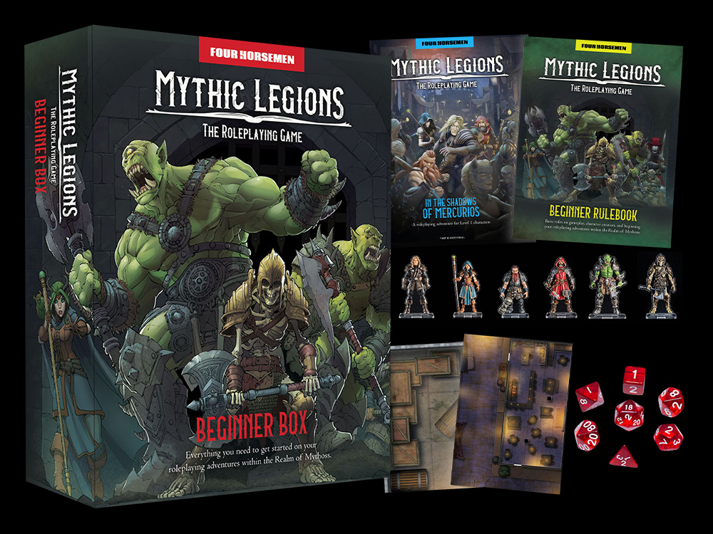 Mythic Legions: The Roleplaying Game Beginner Box