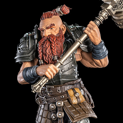 Mythic Legions: The Roleplaying Game Dwarf Fighter (Base Player) Action Figure