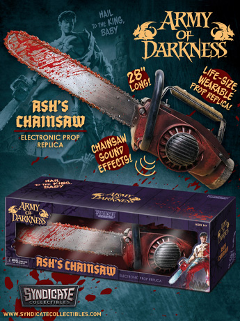 Image of Army of Darkness Ash's Chainsaw Electronic Prop Replica