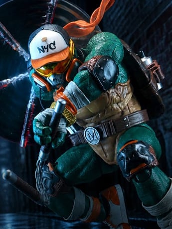 Image of HEATBOYS Teenage Mutant Ninja Turtles Michelangelo (Deluxe Edition) Action Figure (With Bonus)