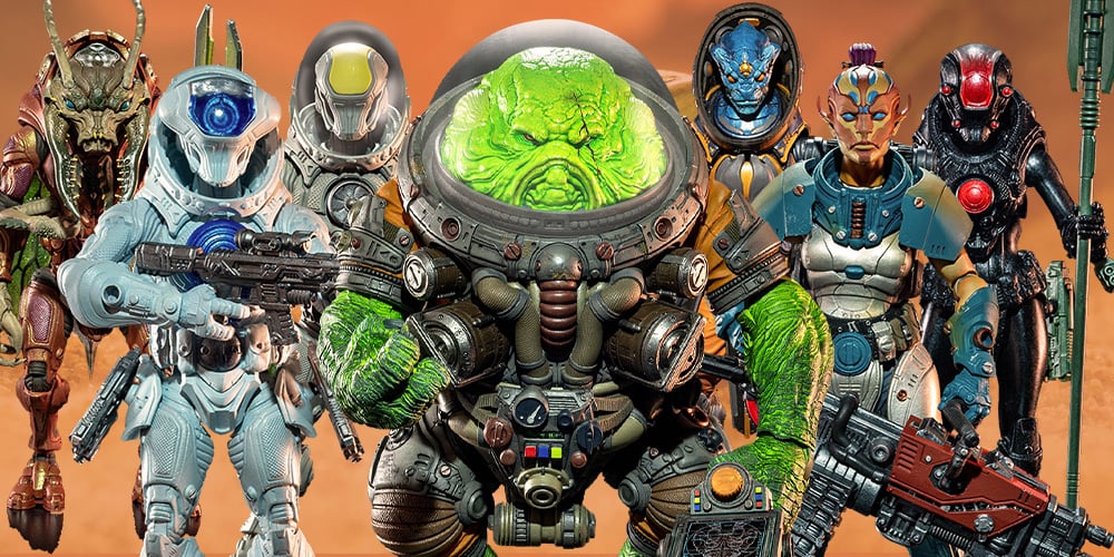 Cosmic Legions Hvalkatar: Book One Action Figures
