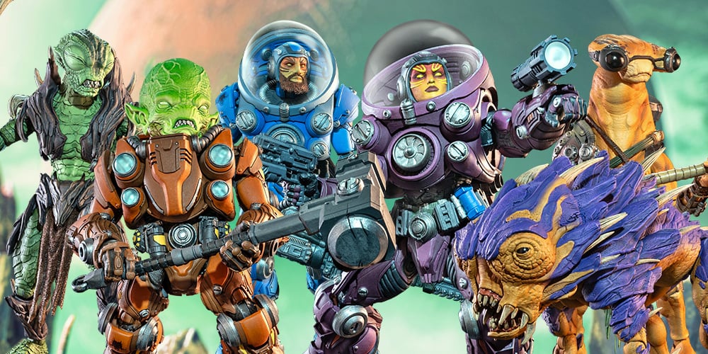 Cosmic Legions: OxKrewe: Book One, Thraxxon Action Figures