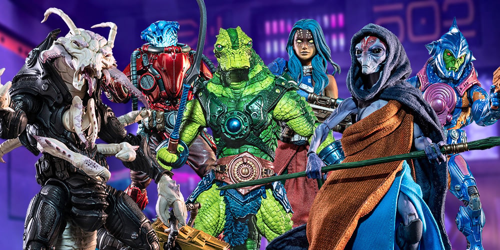 Cosmic Legions: Outpost Zaxxius Action Figures