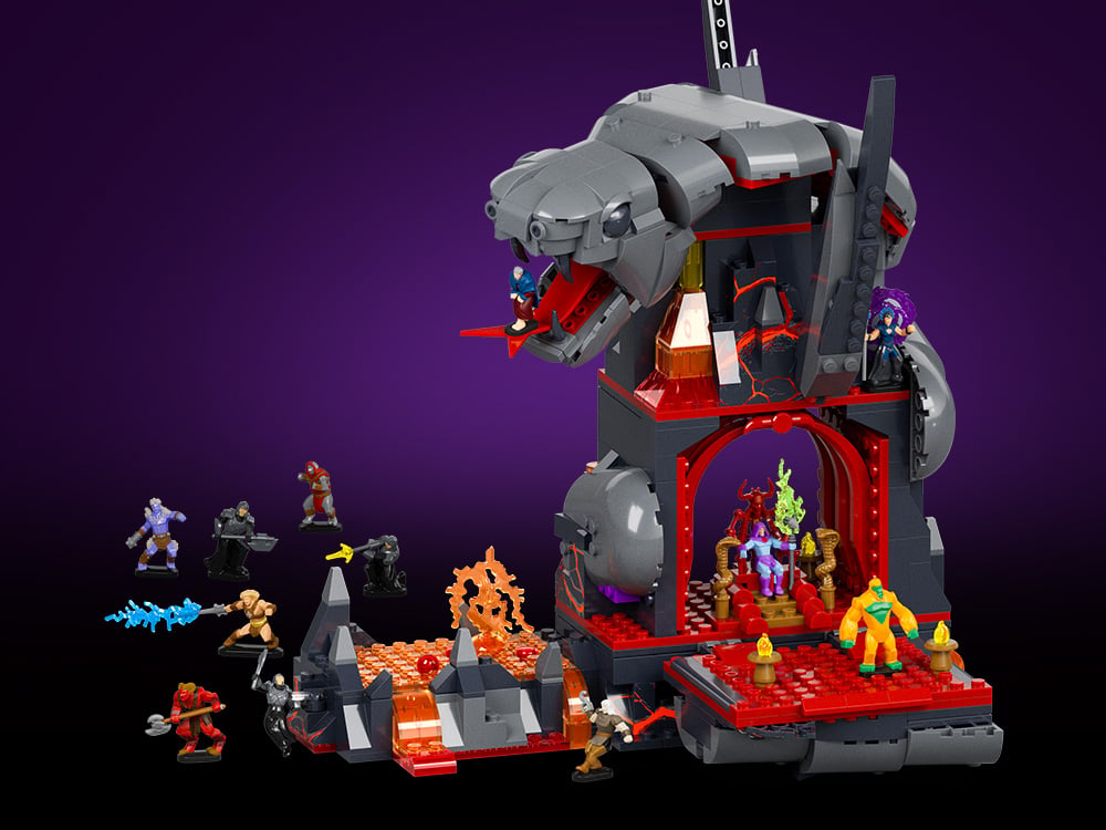 Masters of the Universe (2026) Brick Shop Snake Mountain Building Set