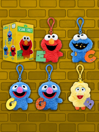 Image of Sesame Street Super Duper Plush Keychains