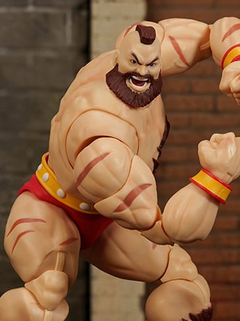 Image of Jada Toys Street Fighter II: The Final Challengers Zangief 1/12 Scale Action Figure & More!