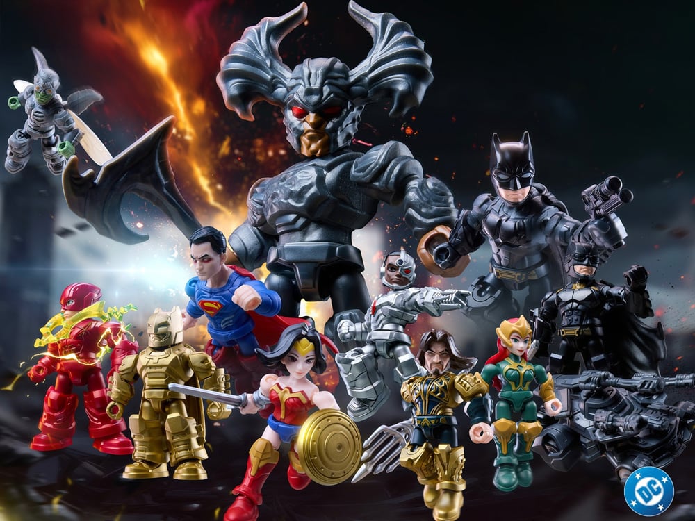 Image of Blokees DC Comics Model Kits