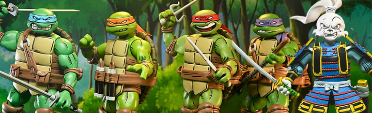 Teenage Mutant Ninja Turtles x Usagi Yojimbo Ultimate Action Figures