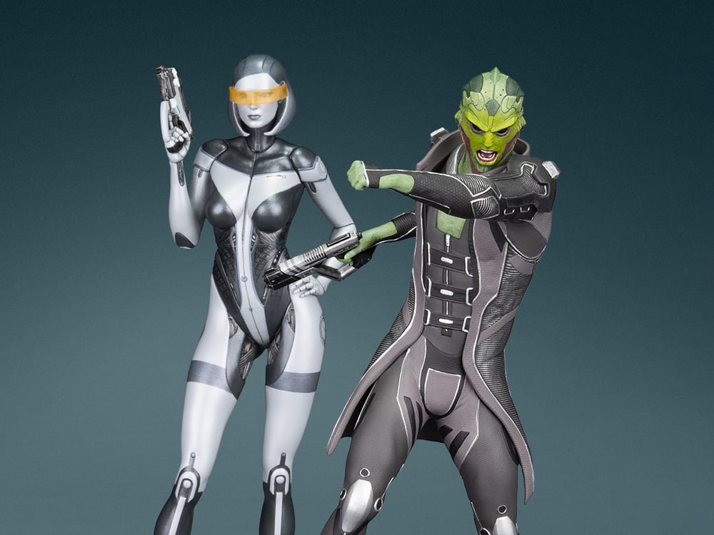 Image of Mass Effect EDI & Thane Krios Figures