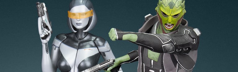 Image of Mass Effect EDI & Thane Krios Figures