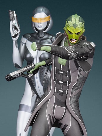 Image of Mass Effect EDI & Thane Krios Figures