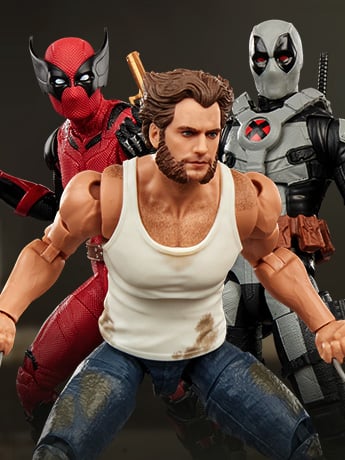 Image of Deadpool & Wolverine Marvel Legends The Cavillrine, Deadpool & Wolverinepool Action Figures!