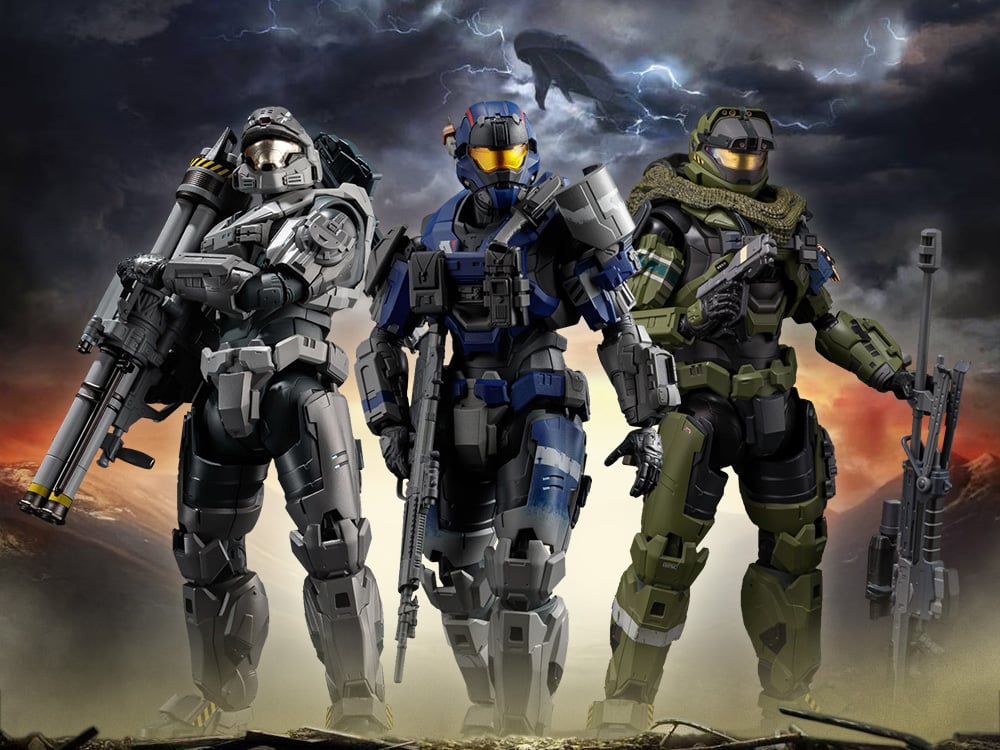 Image of Halo: Reach RE:EDIT Exclusive Edition 1/12 Scale Action Figures & More!