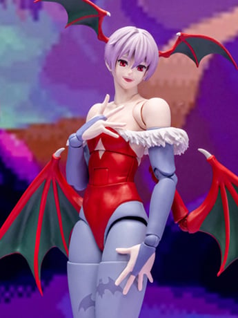 Image of Darkstalkers Storm Arena Lilith 1/12 Scale Action Figure & More!