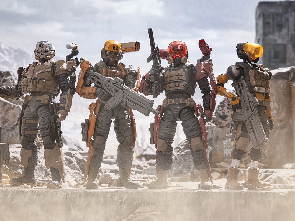 Image of Acid Rain World: Novark 1/12 Scale Action Figures & Vehicles